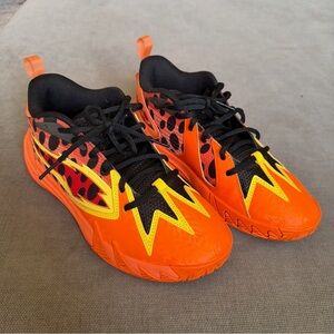 PUMA Cheeto Orange and Black Athletic Shoes